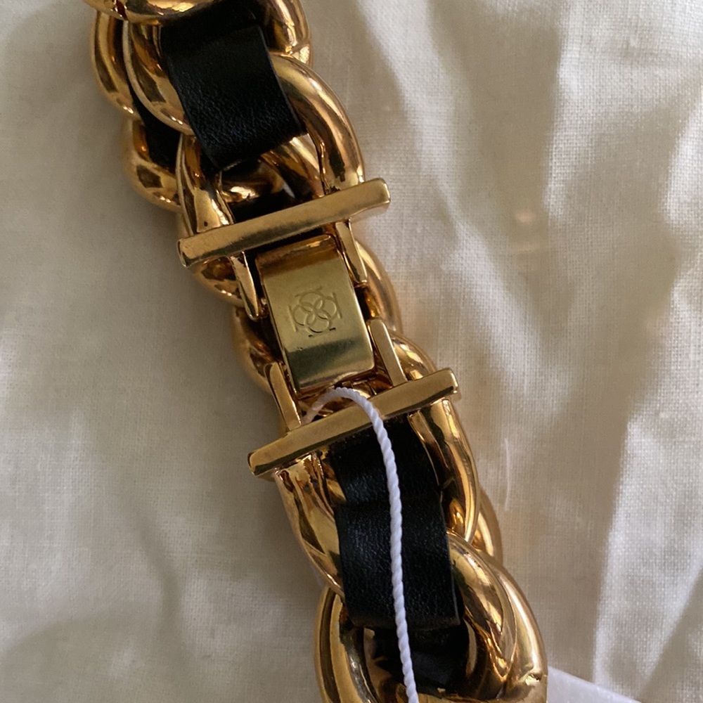 Leather Chain Bracelet - Picture 2 of 5